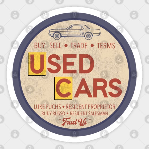 Used Cars Sticker by darklordpug